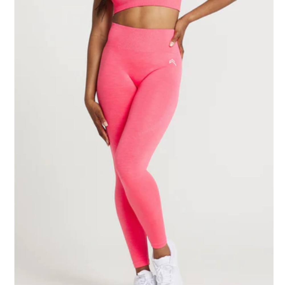 Oner Active Guava Marl Classic Seamless Leggings Medium Short
